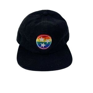 AS Colour Hat Tennessee Tri Star Rainbow Pride James Flat Bill Strap Back OS Cap